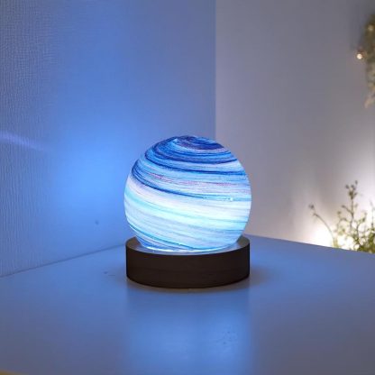 Dreamy Gradient Glass Ball Night Light Ornaments - Image 2