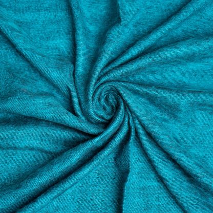 Blue contrast black tassel blend throw blanket - Image 4