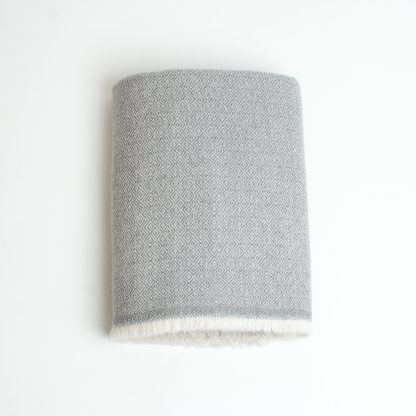 Diamond pattern and tassel blended throw blanket - Image 7