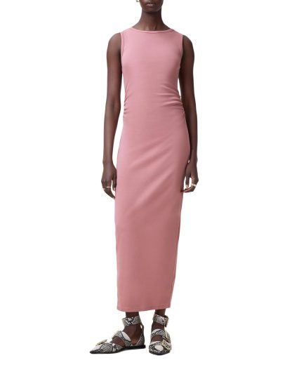Pink sleeveless fitted dress - Image 4