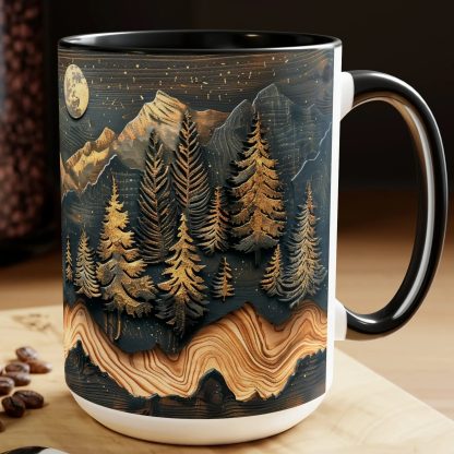 Forest Stars and Moon Secret Realm Mug - Image 4