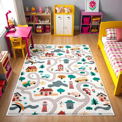 Fun Car Town Children's Carpet - Image 8