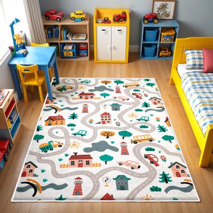 Fun Car Town Children's Carpet - Image 6