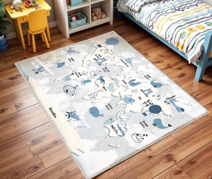 Fun World Map Children's Carpet - Image 4