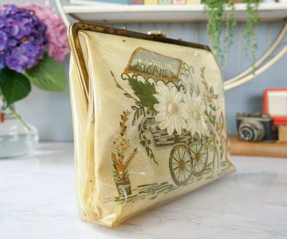 Vintage Float Embroidered Clear PVC Tote Bag - Image 4