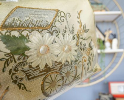 Vintage Float Embroidered Clear PVC Tote Bag - Image 2