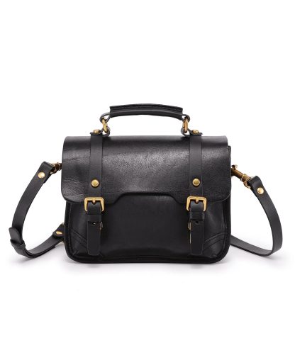 Classic hardware buckle shoulder bag