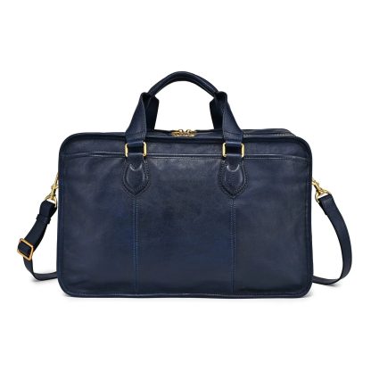 Vintage top-grain cowhide business briefcase - Image 7