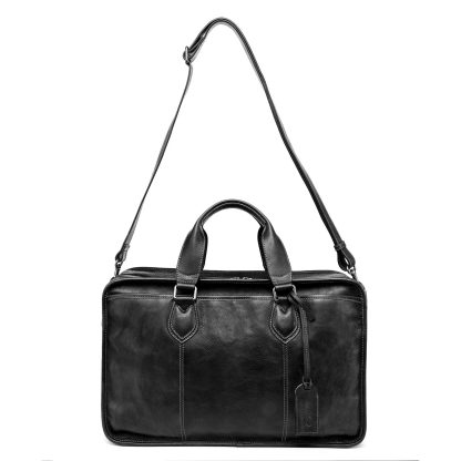 Vintage top-grain cowhide business briefcase - Image 4