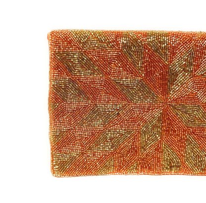 Gilded geometric star hand-beaded evening bag - Image 5