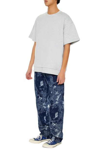 Art print straight jeans - Image 3
