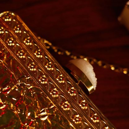 Vintage Gold Bar Mother-of-Pearl Evening Bag - Image 6