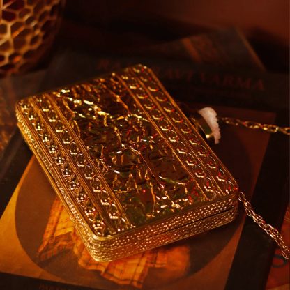 Vintage Gold Bar Mother-of-Pearl Evening Bag - Image 2
