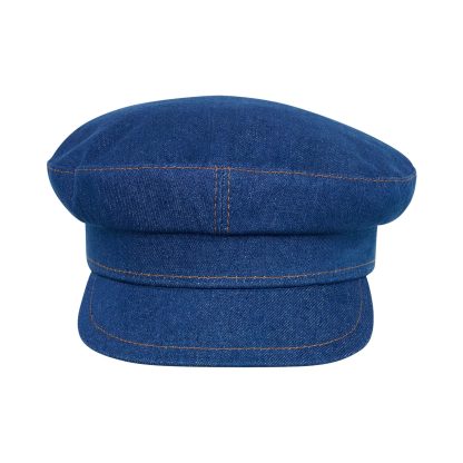 Vintage denim blue beret - Image 4
