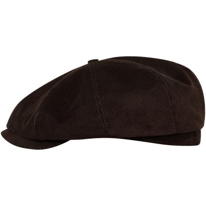 Autumn and winter brown corduroy newsboy cap - Image 7