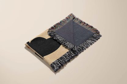 Halloween Black Cat Pumpkin Jacquard Blanket - Image 5