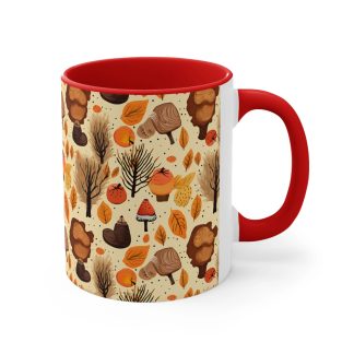 Autumn forest element mug