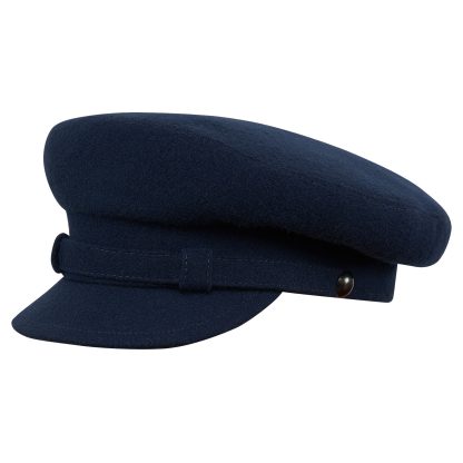 Dark blue woolen vintage beret