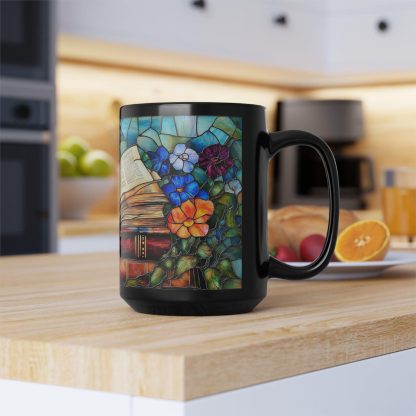 Colored Glass Book Art Mug - Image 3