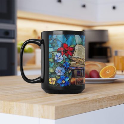 Colored Glass Book Art Mug - Image 2