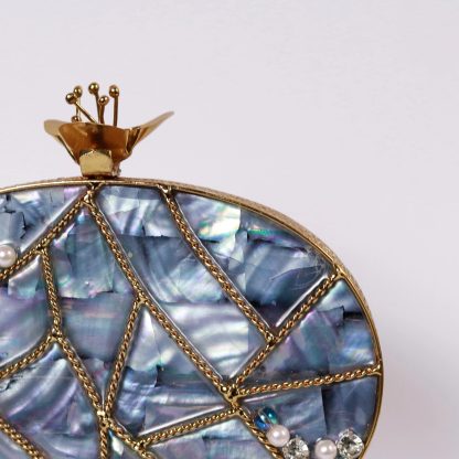 Vintage Crown Abalone Evening Bag - Image 10