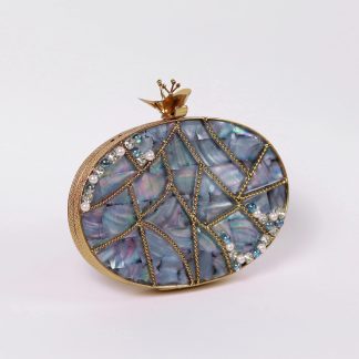 Vintage Crown Abalone Evening Bag