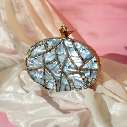Vintage Crown Abalone Evening Bag - Image 7