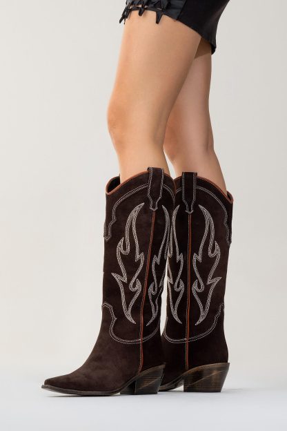 Vintage Western Embroidered Cowboy Boots - Image 8