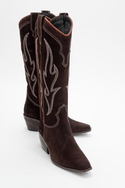 Vintage Western Embroidered Cowboy Boots - Image 7