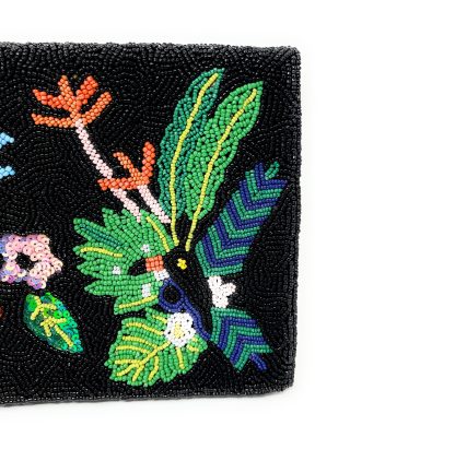 Jungle Toucan Hand-Beaded Clutch - Image 5