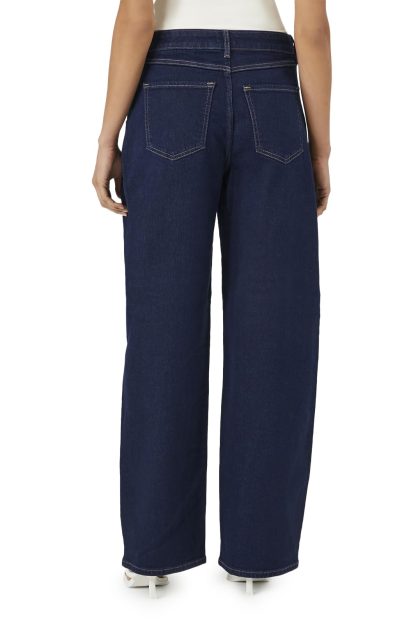 Dark blue workwear straight-leg jeans - Image 2