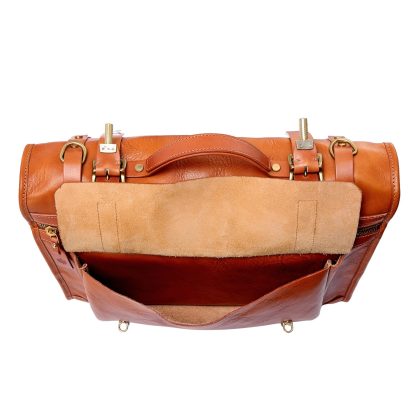 Vintage top-grain cowhide multi-back briefcase - Image 5