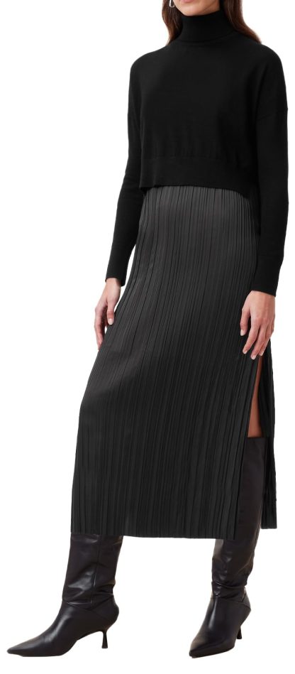 Black turtleneck knit dress - Image 7