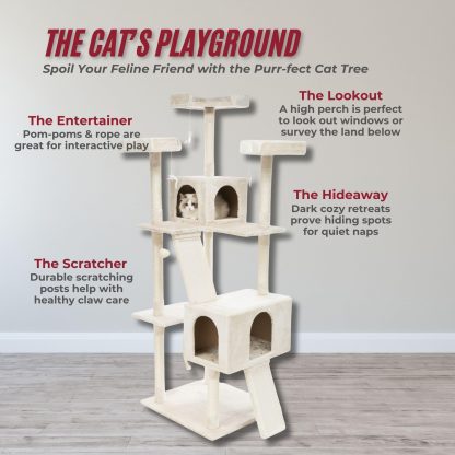 Large multi-layer cat climbing frame - Image 2
