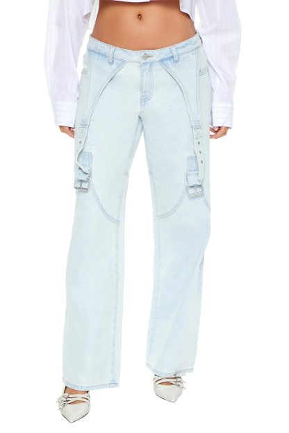 Hot girl style high waist slimming casual trousers with laces - Image 4