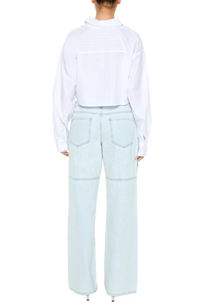 Hot girl style high waist slimming casual trousers with laces - Image 2