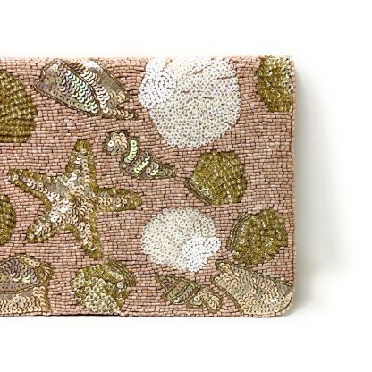 Ocean Secret Hand-Beaded Clutch - Image 11