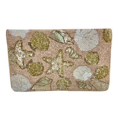 Ocean Secret Hand-Beaded Clutch - Image 10