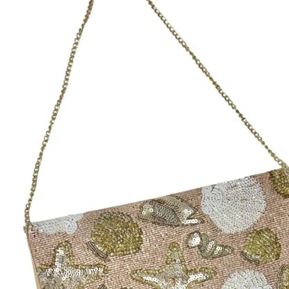 Ocean Secret Hand-Beaded Clutch - Image 3