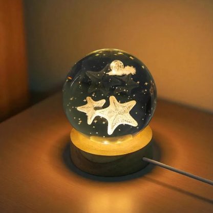 Crystal Starfish Night Light Ornament - Image 5