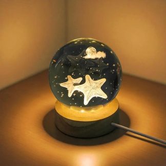 Crystal Starfish Night Light Ornament