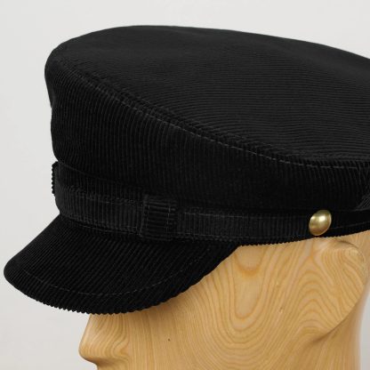 Black corduroy vintage beret - Image 9