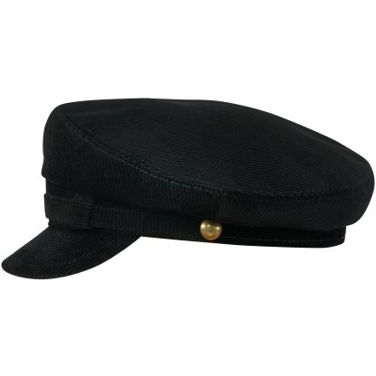 Black corduroy vintage beret - Image 7