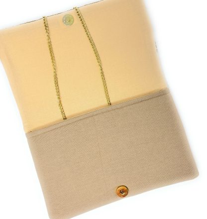 Palace Flower Banquet Sequin Beaded Clutch - Image 2