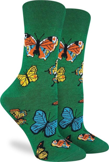 Spring butterfly themed trendy socks - Image 3