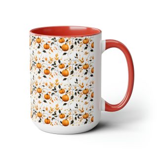 Autumn Pumpkin Vine Mug