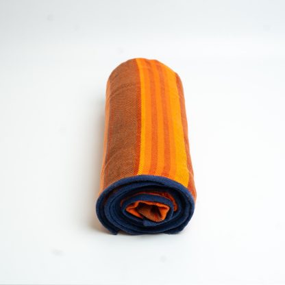 Orange and brown blended blanket - Image 10