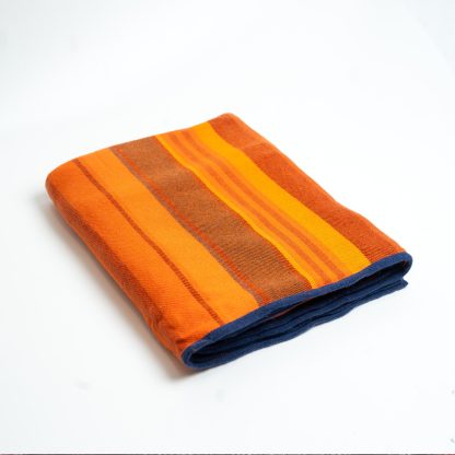 Orange and brown blended blanket - Image 5
