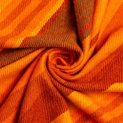 Orange and brown blended blanket - Image 4