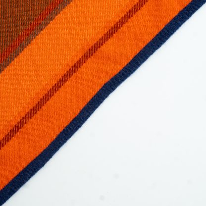 Orange and brown blended blanket - Image 3